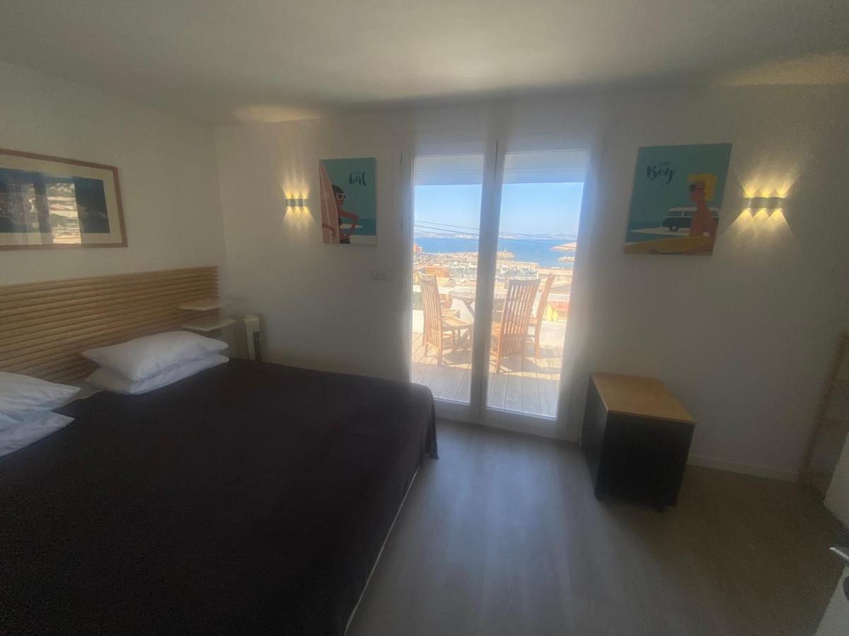 Au Coeur Du Parc National Du Massif Des Calanques, La Flibuste Des Goudes, Maison 2 Chambres, Climatisee, Jardins, Solarium, Proche Plage, Large Vue Mer Marselha Exterior foto