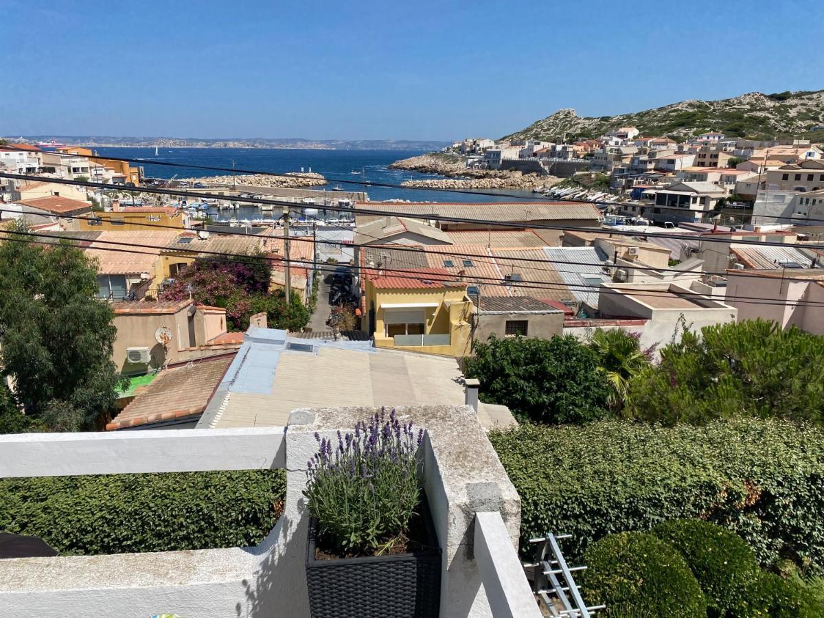 Au Coeur Du Parc National Du Massif Des Calanques, La Flibuste Des Goudes, Maison 2 Chambres, Climatisee, Jardins, Solarium, Proche Plage, Large Vue Mer Marselha Exterior foto