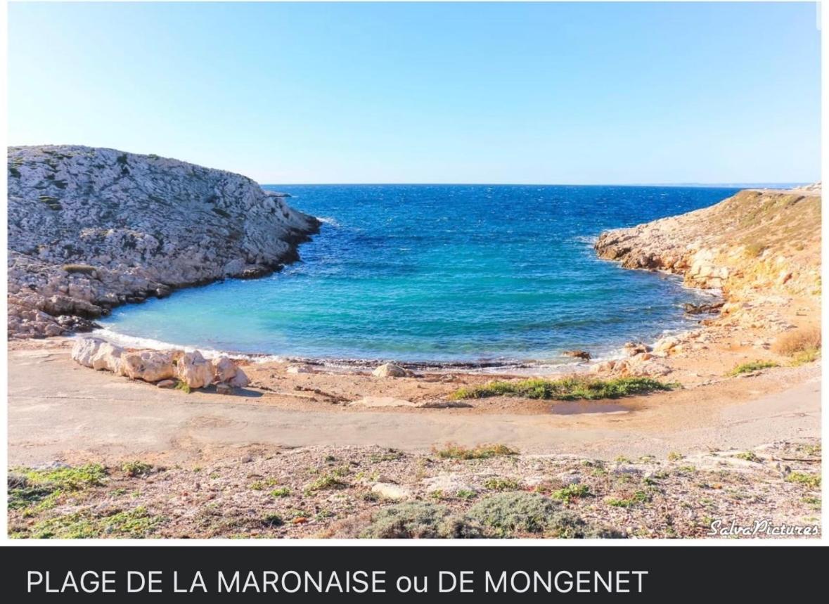 Au Coeur Du Parc National Du Massif Des Calanques, La Flibuste Des Goudes, Maison 2 Chambres, Climatisee, Jardins, Solarium, Proche Plage, Large Vue Mer Marselha Exterior foto