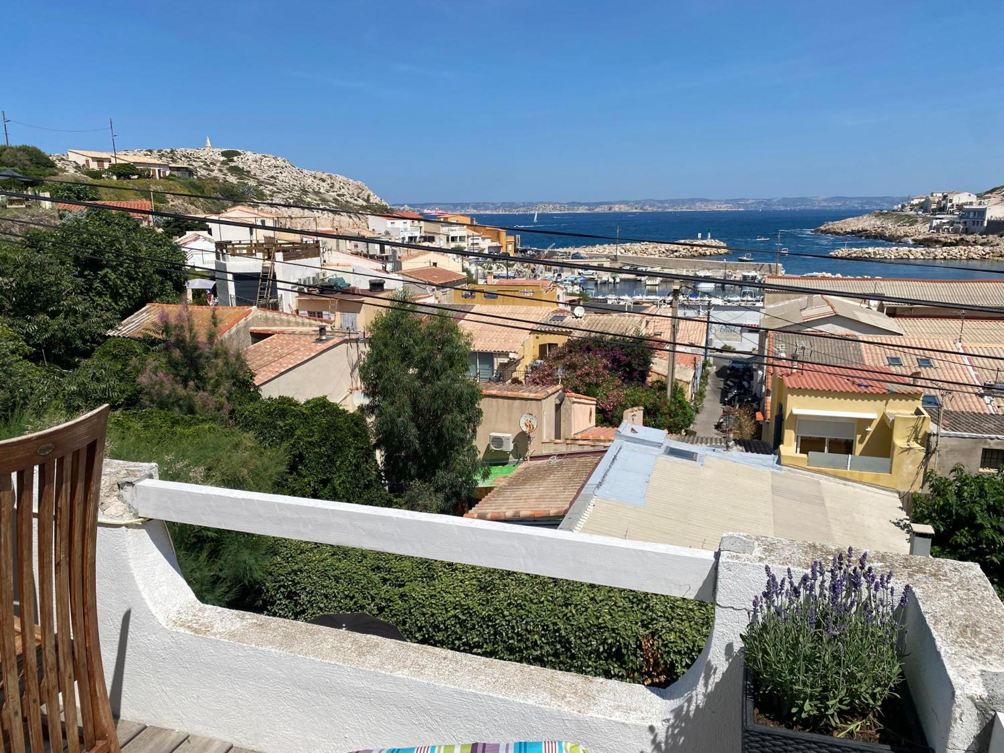 Au Coeur Du Parc National Du Massif Des Calanques, La Flibuste Des Goudes, Maison 2 Chambres, Climatisee, Jardins, Solarium, Proche Plage, Large Vue Mer Marselha Exterior foto